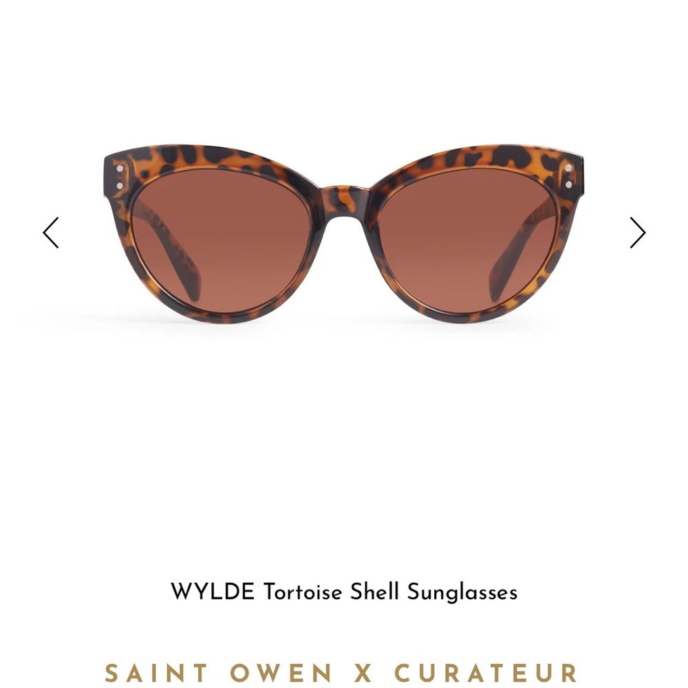 Saint Owen Tortoise Shell Sunglasses - Picture 4 of 11